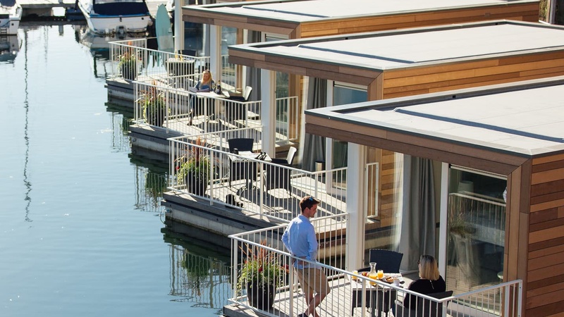 Floatel rooms at Tŷ Milford Waterfront