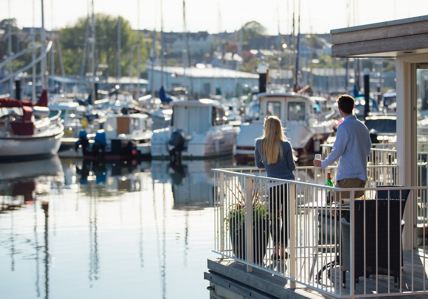 Floatel rooms at Tŷ Milford Waterfront