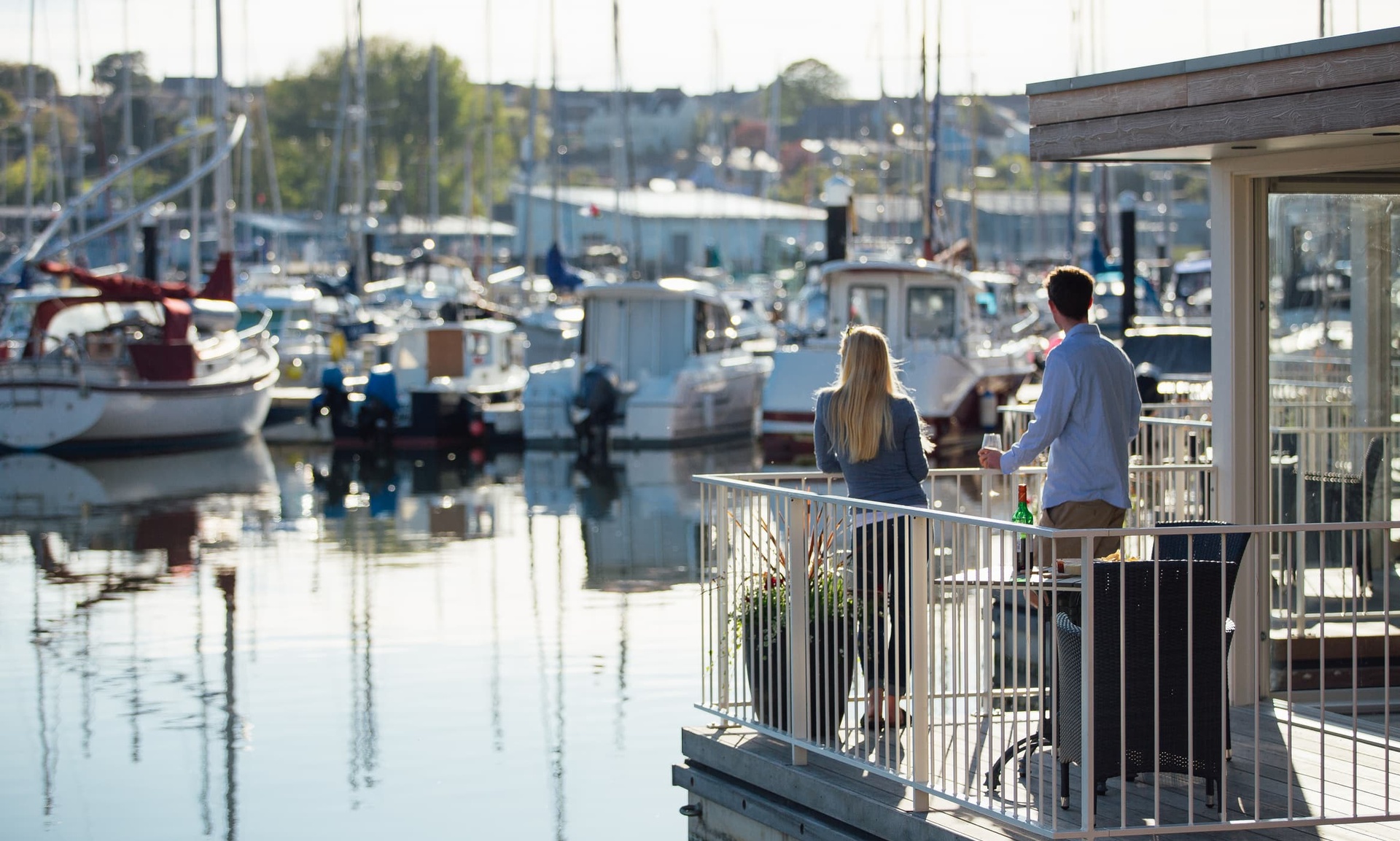 Floatel rooms at Tŷ Milford Waterfront