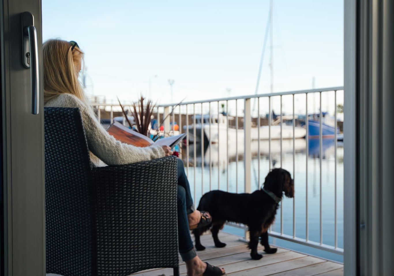 Floatel rooms at Tŷ Milford Waterfront