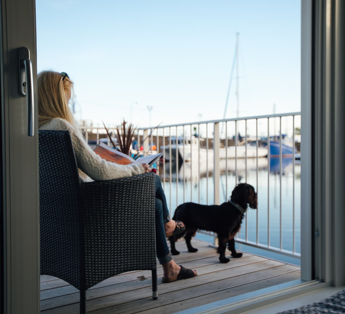 Floatel rooms at Tŷ Milford Waterfront