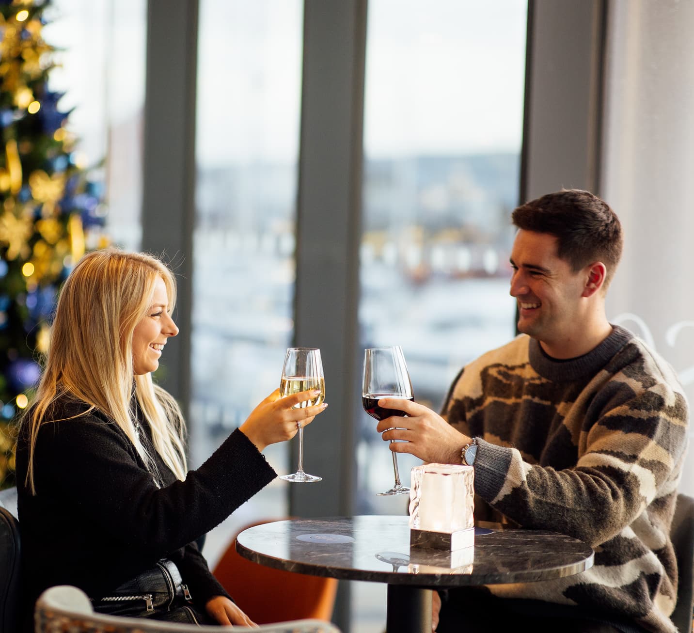 Christmas Couple Festive Dining