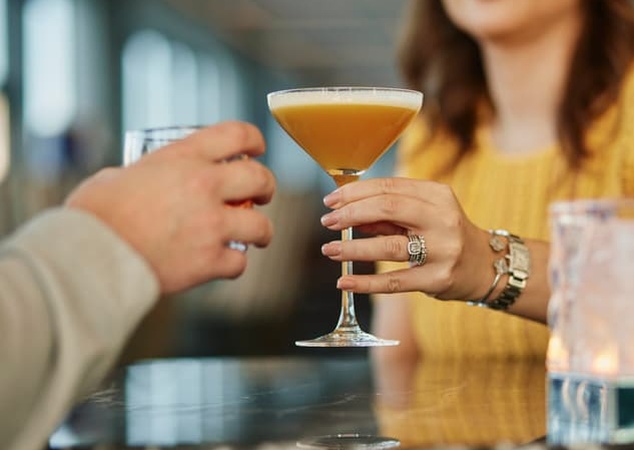 Couples Drink in Dulse Bar