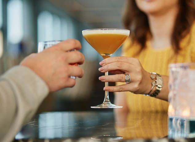 Couples Drink in Dulse Bar