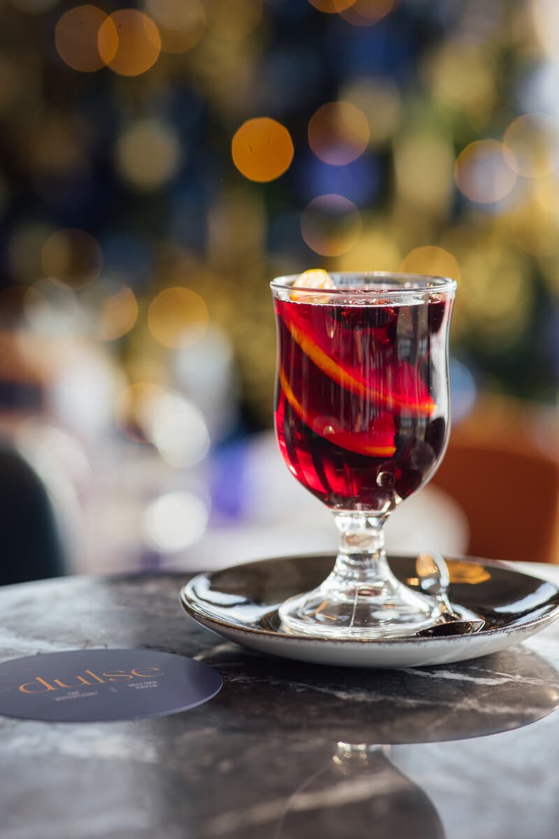 Mulled Wine Drink at Christmas