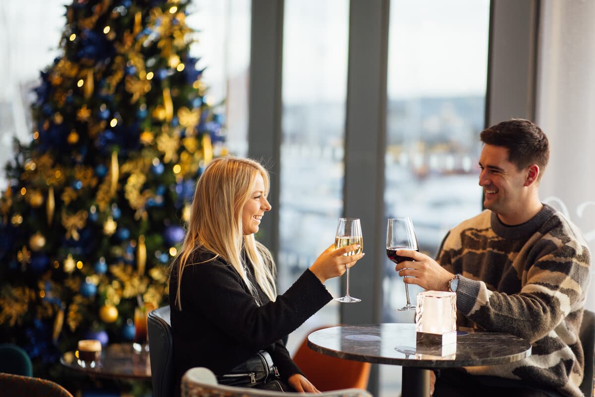 Christmas Couple Festive Dining