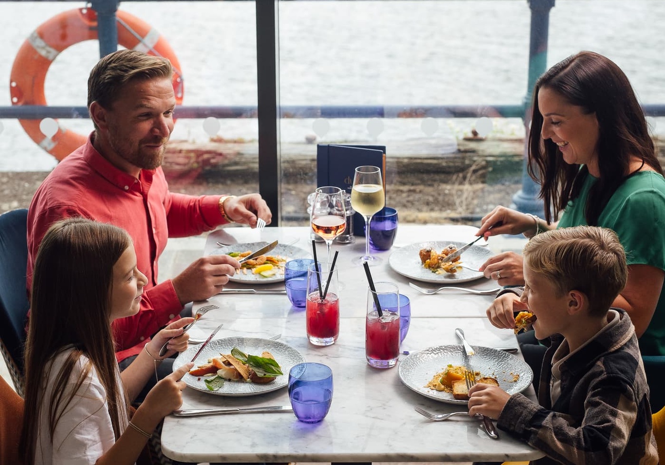 Family Dining at Dulse Restaurant